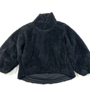 Lululemon Warm Restore Sherpa Pullover Black M/L Medium Large